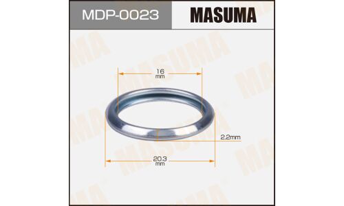 Шайба (прокладка) для болта маслосливного MASUMA, SUBARU 16x20.3x2.2