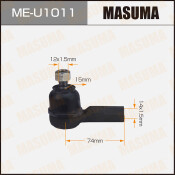 Наконечник рулевой тяги Masuma, для Chevrolet Epica, арт. ME-U1011