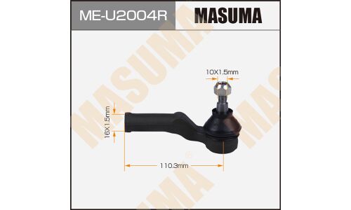 Наконечник рулевой тяги Masuma, правый, арт. ME-U2004R