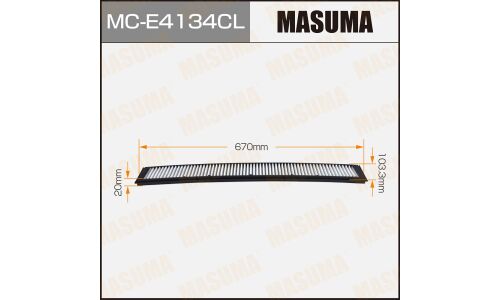 Салонный фильтр AC0040C MASUMA угольный BMW X3 (E83), 3-SERIES (E46) (1/20)
