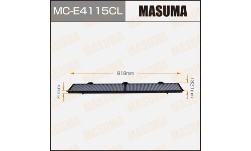 Фильтр салонный Masuma угольный, арт. MC-E4115CL