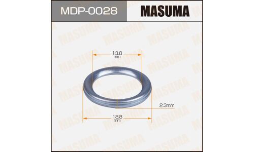 Шайба (прокладка) для болта маслосливного MASUMA, MITSUBISHI 13.8x18.8x2.3