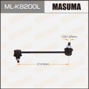 Стойка стабилизатора (линк) Masuma, передняя, для Hyundai i20, арт. ML-K8200L