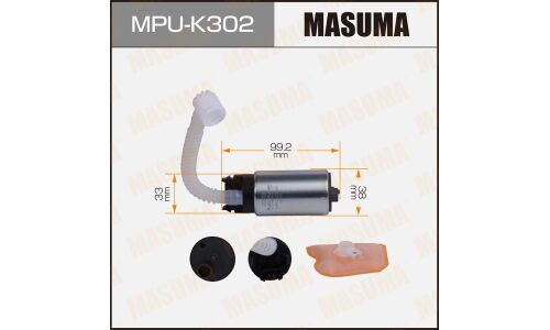 Бензонасос MASUMA, HYUNDAI SANTA FE III, SOLARIS I