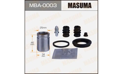 Ремкомплект тормозного суппорта Masuma, с поршнем, задний, арт. MBA-0003
