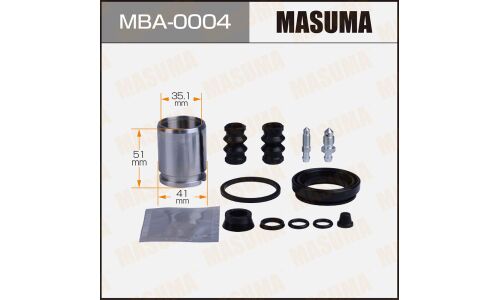 Ремкомплект тормозного суппорта Masuma, с поршнем, задний, арт. MBA-0004