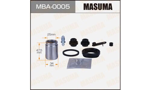 Ремкомплект тормозного суппорта Masuma, с поршнем, задний, арт. MBA-0005