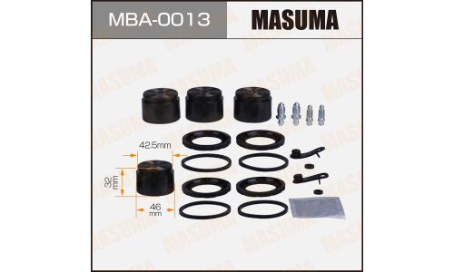 Ремкомплект тормозного суппорта Masuma, с поршнем, передний, арт. MBA-0013