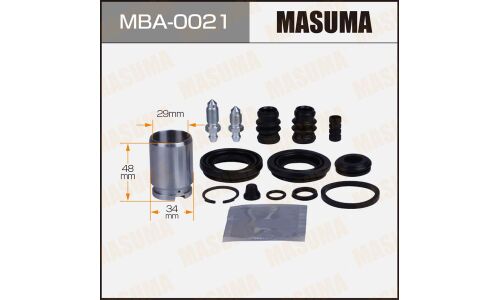 Ремкомплект тормозного суппорта Masuma, с поршнем, задний, арт. MBA-0021