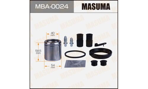 Ремкомплект тормозного суппорта Masuma, с поршнем, передний, арт. MBA-0024