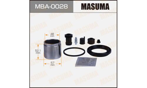 Ремкомплект тормозного суппорта Masuma, с поршнем, передний, арт. MBA-0028