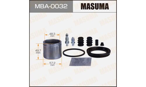 Ремкомплект тормозного суппорта Masuma, с поршнем, передний, арт. MBA-0032