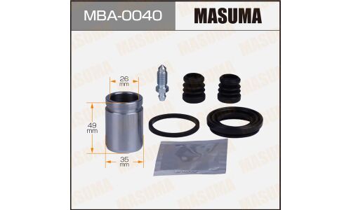 Ремкомплект тормозного суппорта Masuma, с поршнем, задний, арт. MBA-0040