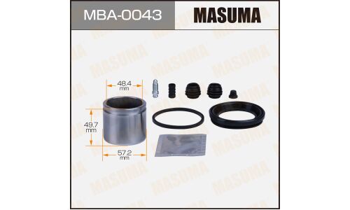 Ремкомплект тормозного суппорта Masuma, с поршнем, передний, арт. MBA-0043
