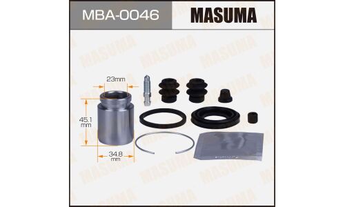 Ремкомплект тормозного суппорта Masuma, с поршнем, задний, арт. MBA-0046