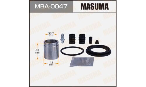 Ремкомплект тормозного суппорта Masuma, с поршнем, задний, арт. MBA-0047