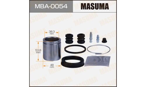 Ремкомплект тормозного суппорта Masuma, с поршнем, передний, арт. MBA-0054