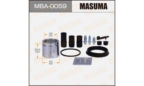 Ремкомплект тормозного суппорта Masuma, с поршнем, передний, арт. MBA-0059