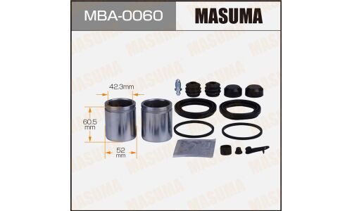 Ремкомплект тормозного суппорта Masuma, с поршнем, передний, арт. MBA-0060