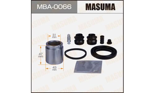 Ремкомплект тормозного суппорта Masuma, с поршнем, задний, арт. MBA-0066