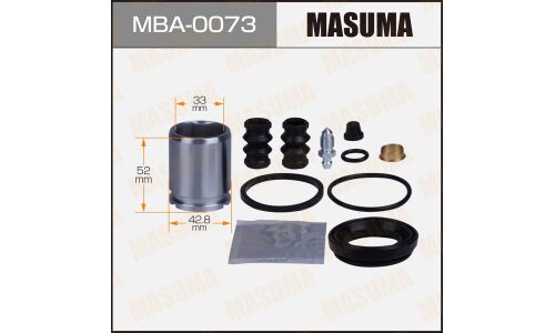 Ремкомплект тормозного суппорта Masuma, с поршнем, задний, арт. MBA-0073
