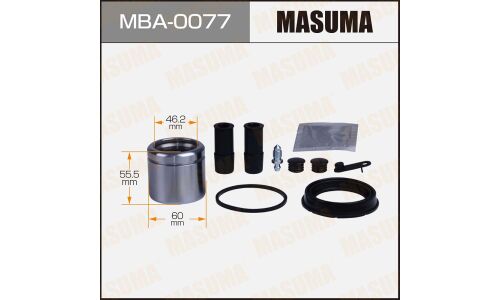 Ремкомплект тормозного суппорта Masuma, с поршнем, передний, арт. MBA-0077