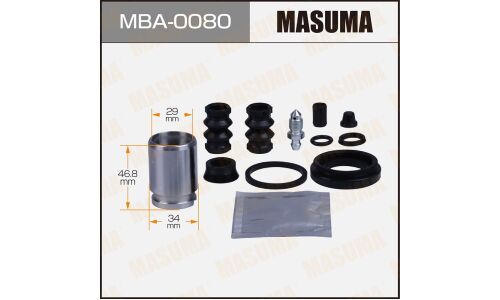 Ремкомплект тормозного суппорта Masuma, с поршнем, задний, арт. MBA-0080