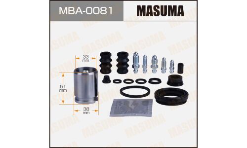 Ремкомплект тормозного суппорта Masuma, с поршнем, задний, арт. MBA-0081