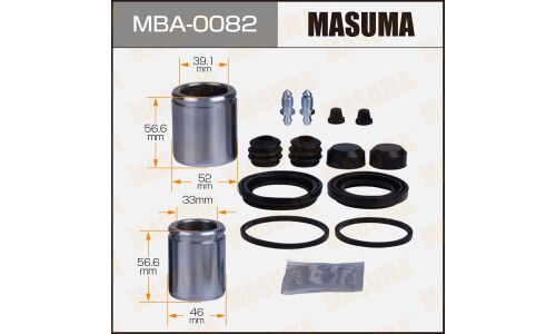 Ремкомплект тормозного суппорта Masuma, с поршнем, передний, арт. MBA-0082