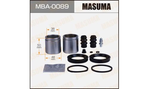 Ремкомплект тормозного суппорта Masuma, с поршнем, передний, арт. MBA-0089