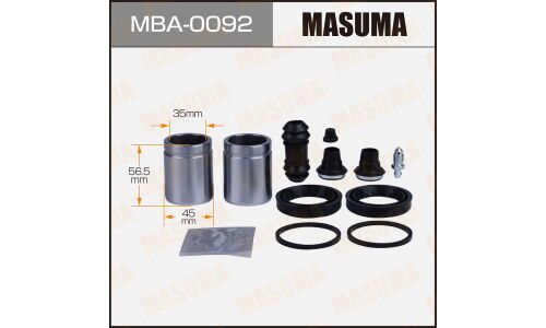 Ремкомплект тормозного суппорта Masuma, с поршнем, передний, арт. MBA-0092