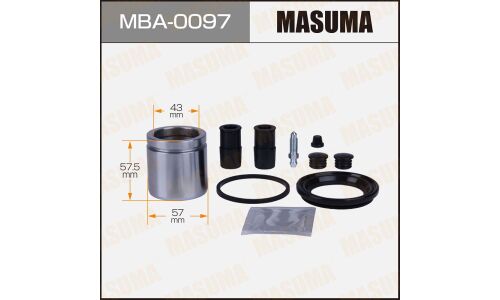 Ремкомплект тормозного суппорта Masuma, с поршнем, передний/задний, арт. MBA-0097