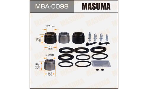 Ремкомплект тормозного суппорта Masuma, с поршнем, передний, арт. MBA-0098