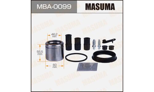 Ремкомплект тормозного суппорта Masuma, с поршнем, передний, арт. MBA-0099