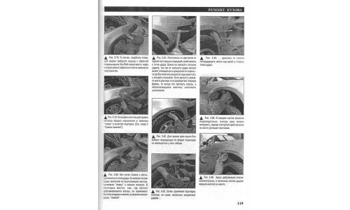 Руководство по ремонту, восстановлению и окраске кузова автомобиля