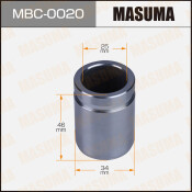 Поршень тормозного суппорта Masuma, задний, арт. MBC-0020