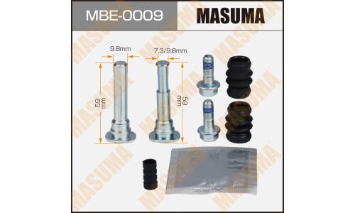 Ремкомплект направляющих тормозного суппорта Masuma, передний, арт. MBE-0009