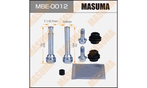 Ремкомплект направляющих тормозного суппорта Masuma, передний, арт. MBE-0012