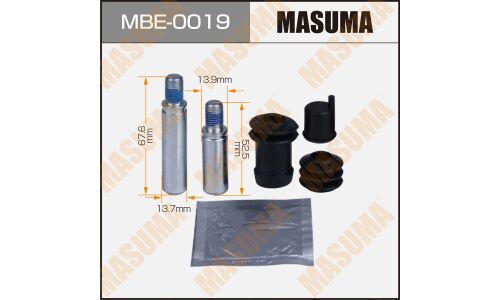 Ремкомплект направляющих тормозного суппорта Masuma, передний, арт. MBE-0019