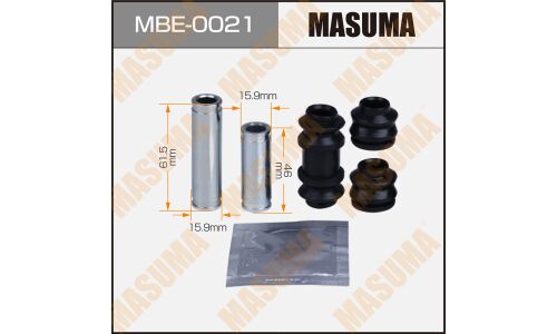 Ремкомплект направляющих тормозного суппорта Masuma, передний/задний, арт. MBE-0021