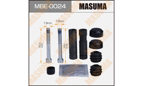 Ремкомплект направляющих тормозного суппорта Masuma, передний/задний, арт. MBE-0024