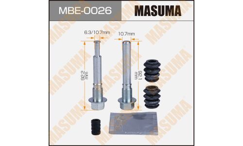 Ремкомплект направляющих тормозного суппорта Masuma, передний, арт. MBE-0026