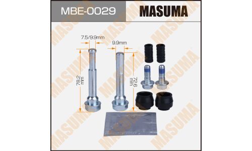 Ремкомплект направляющих тормозного суппорта Masuma, передний, арт. MBE-0029