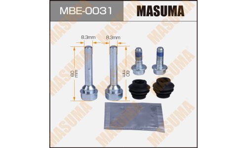 Ремкомплект направляющих тормозного суппорта Masuma, задний, арт. MBE-0031
