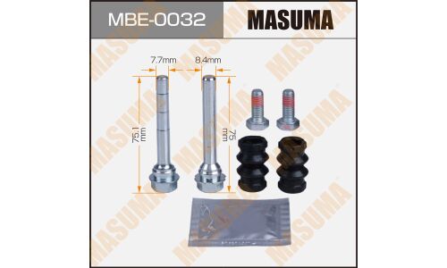 Ремкомплект направляющих тормозного суппорта Masuma, задний, арт. MBE-0032