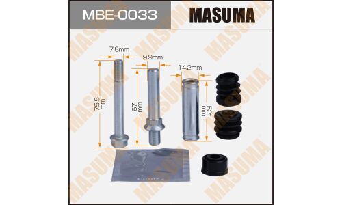 Ремкомплект направляющих тормозного суппорта MASUMA, front