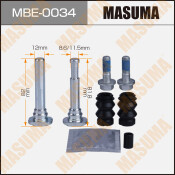 Ремкомплект направляющих тормозного суппорта Masuma, передний, арт. MBE-0034