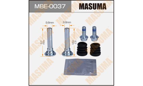 Ремкомплект направляющих тормозного суппорта Masuma, задний, арт. MBE-0037