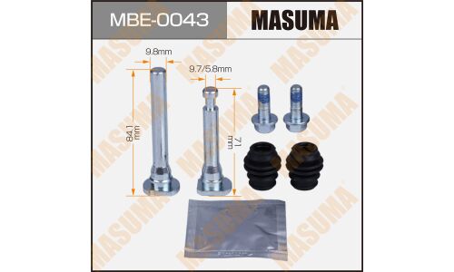 Ремкомплект направляющих тормозного суппорта Masuma, передний, арт. MBE-0043