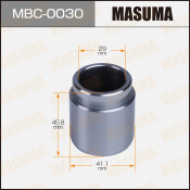 Поршень тормозного суппорта Masuma, передний/задний, арт. MBC-0030